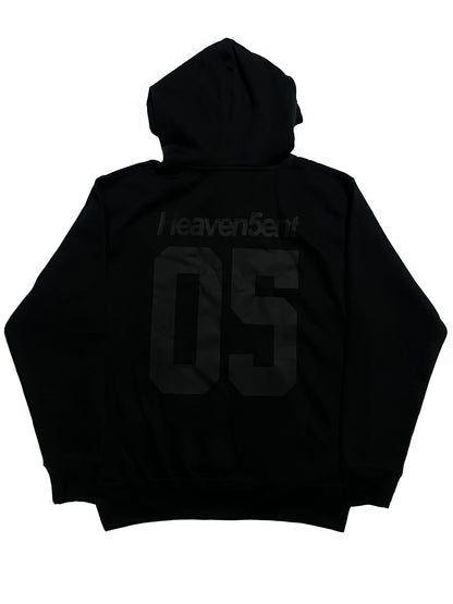 heaven sent number 05 on back layer on white background
