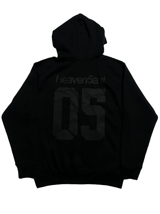 heaven sent number 05 on back layer on white background